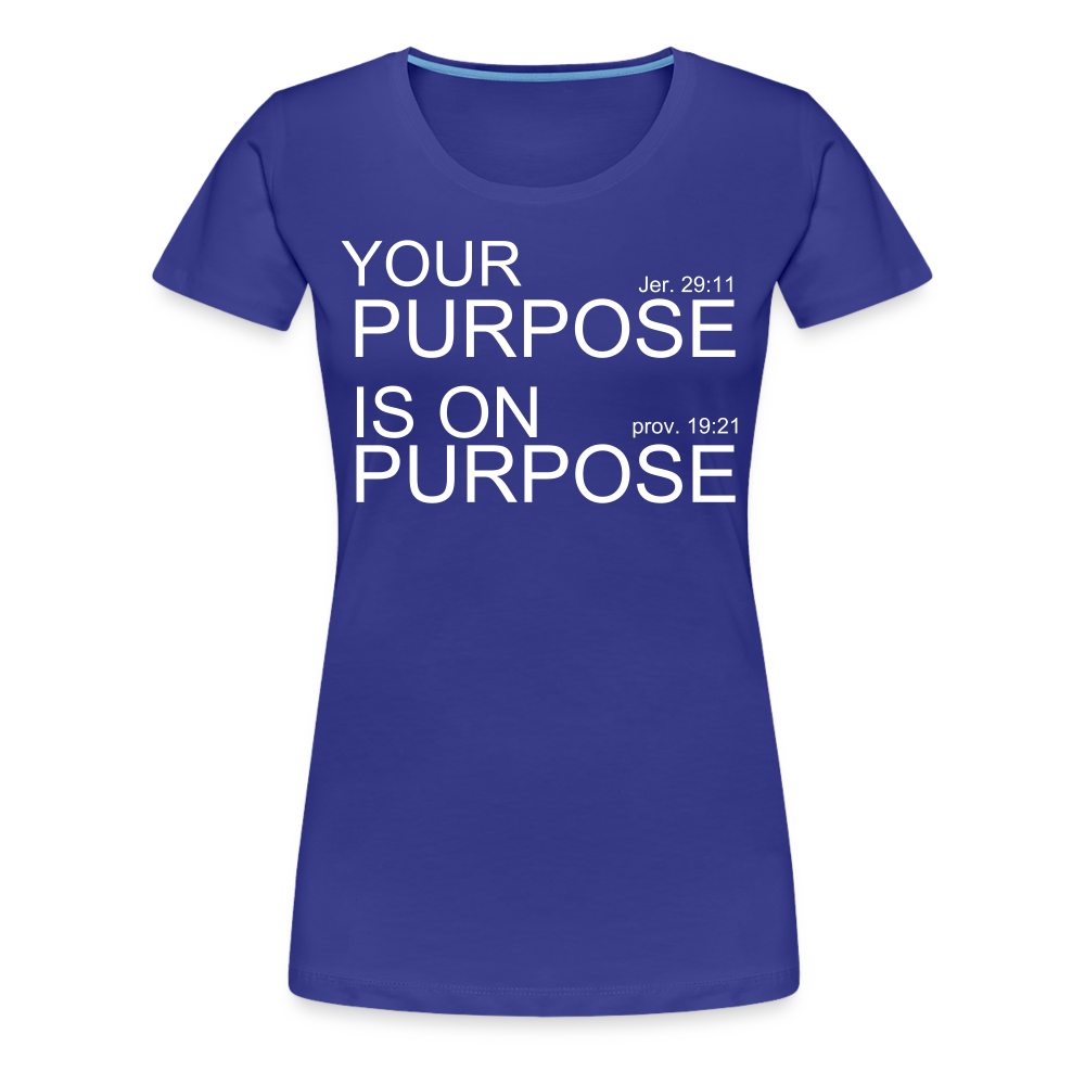 Purpose X2 Women’s Premium T-Shirt - royal blue