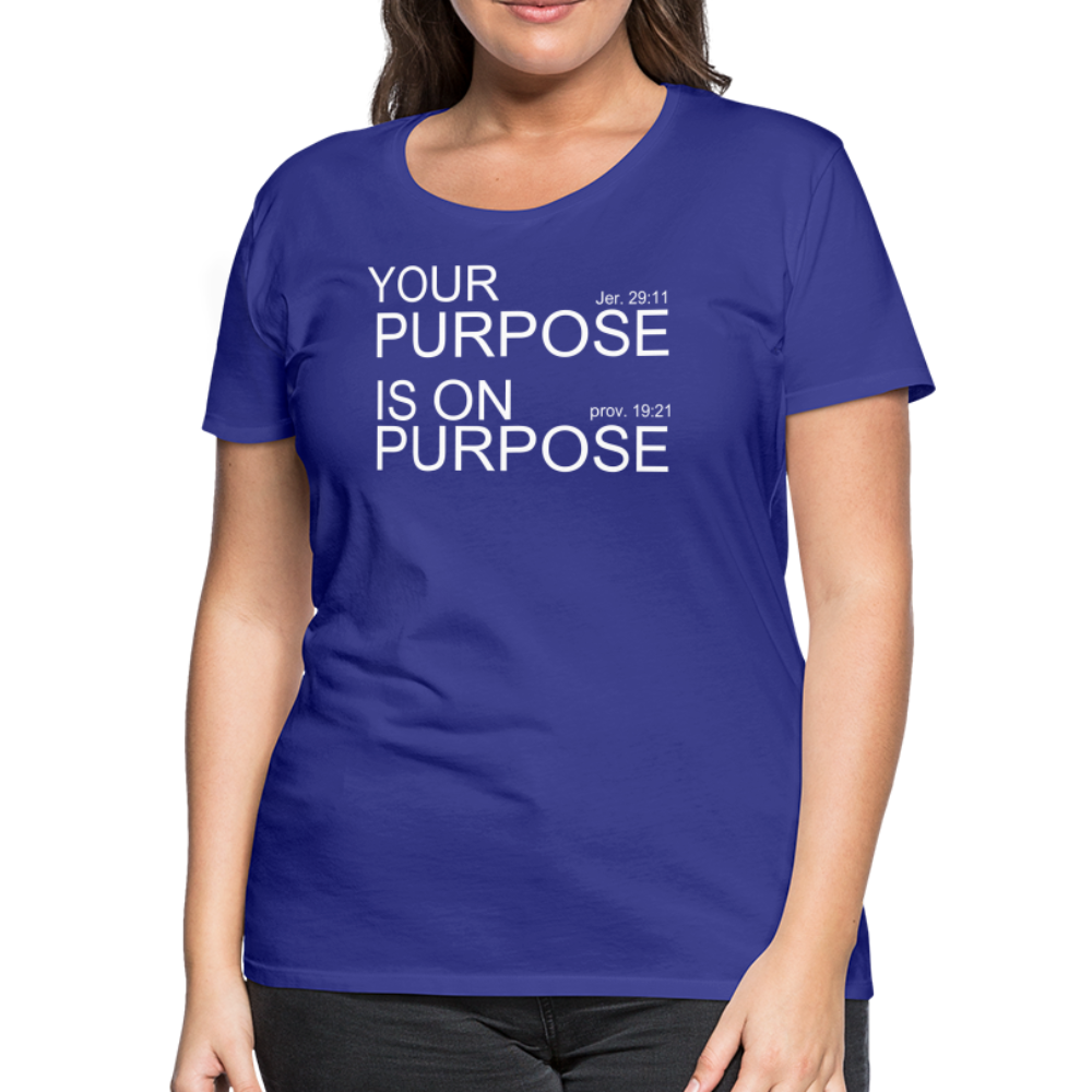 Purpose X2 Women’s Premium T-Shirt - royal blue