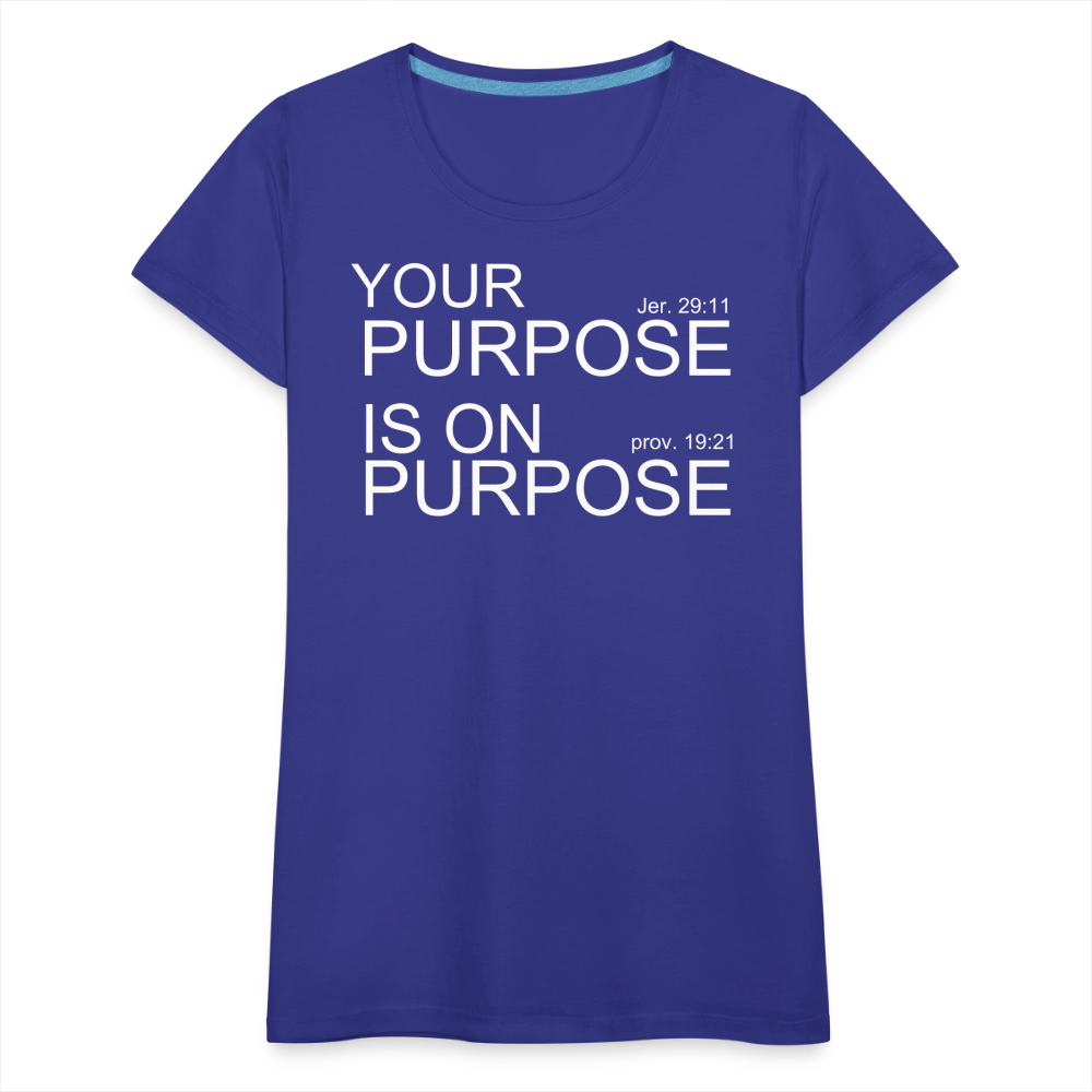 Purpose X2 Women’s Premium T-Shirt - royal blue