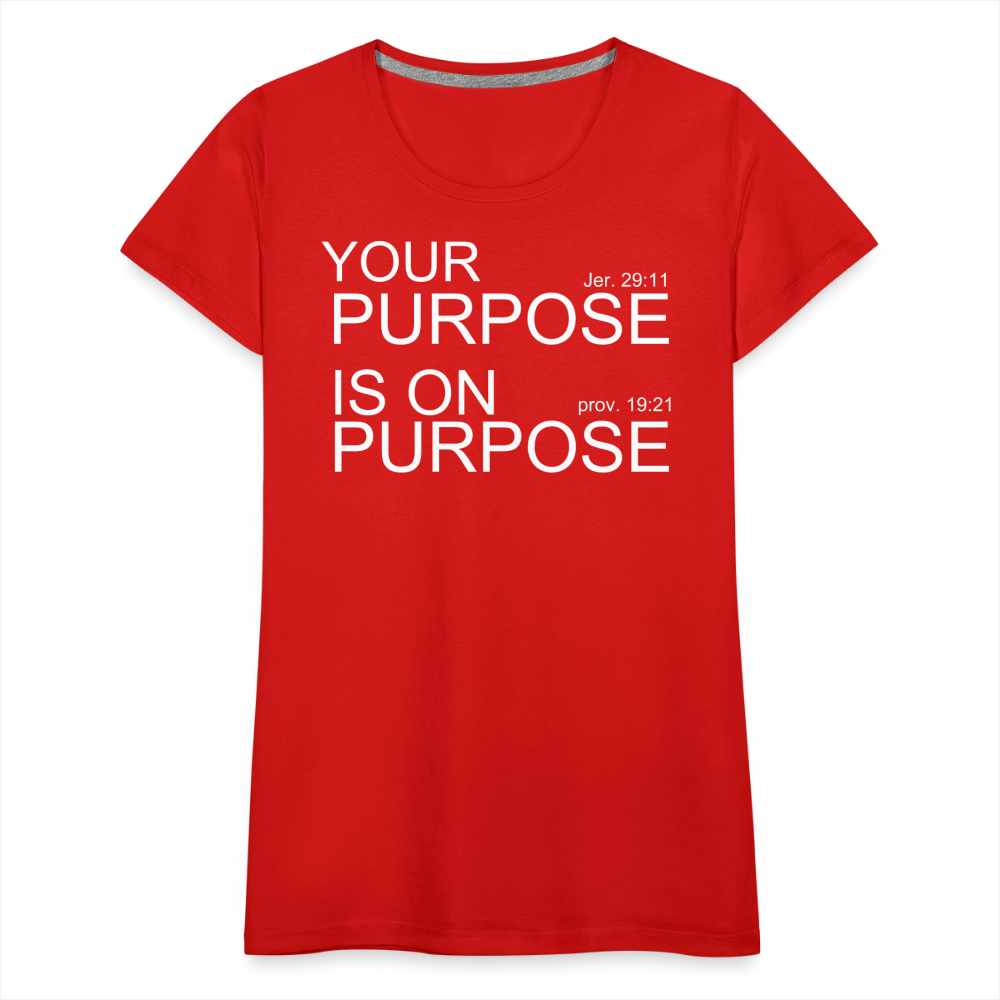 Purpose X2 Women’s Premium T-Shirt - red