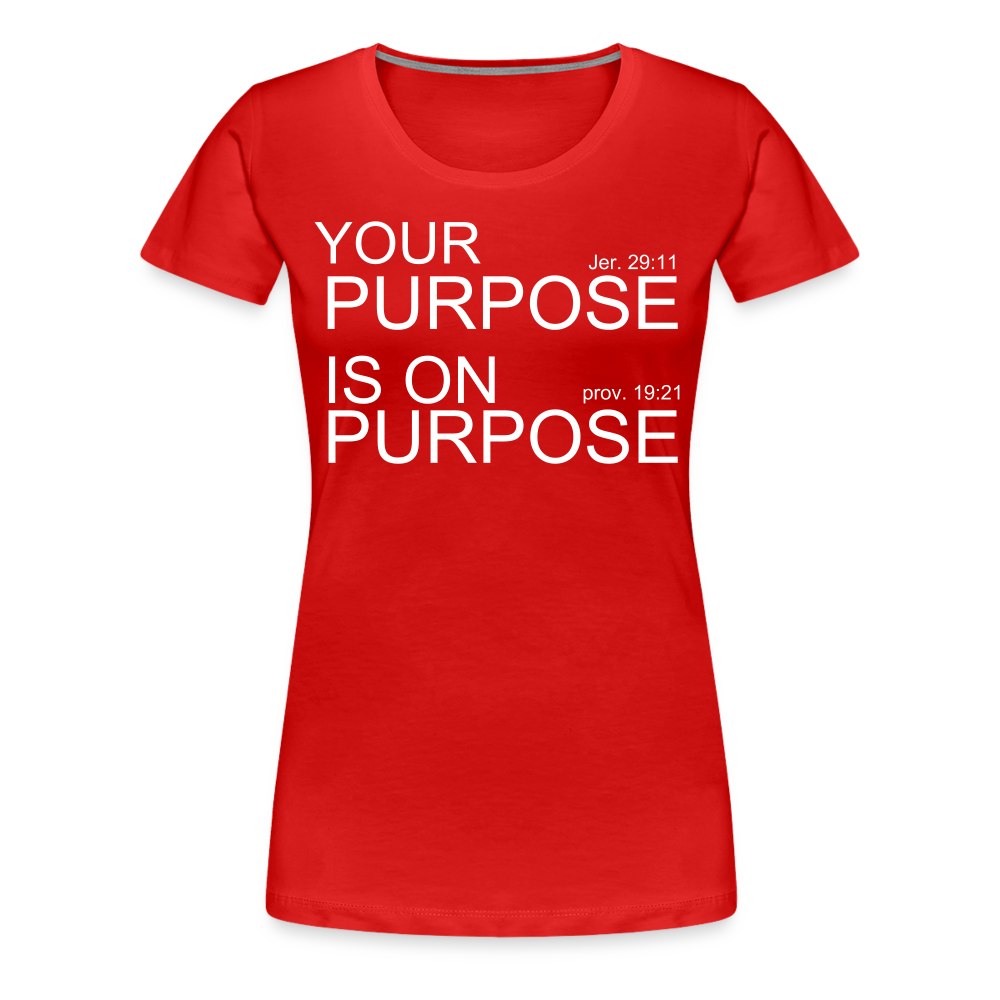 Purpose X2 Women’s Premium T-Shirt - red