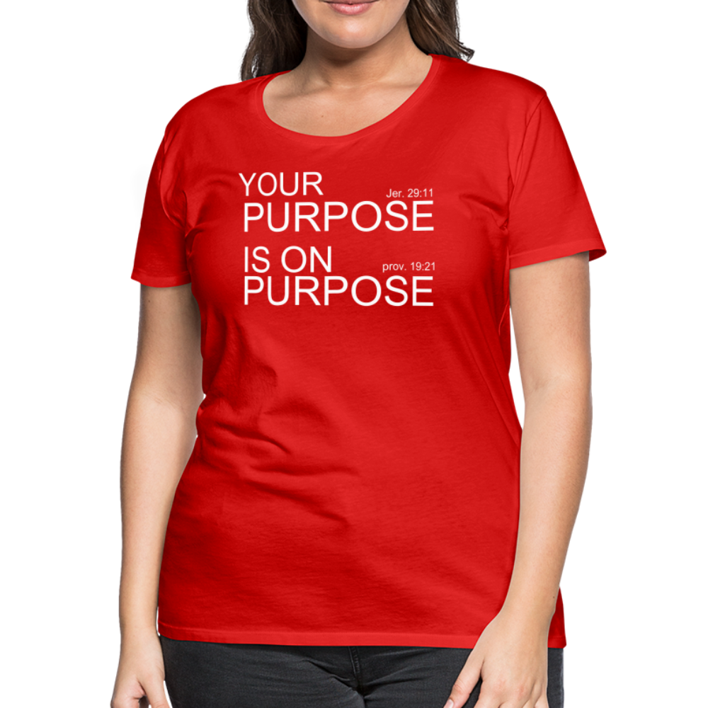 Purpose X2 Women’s Premium T-Shirt - red
