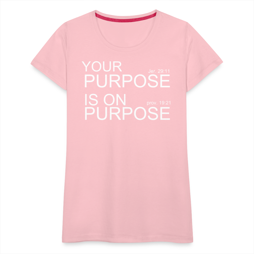 Purpose X2 Women’s Premium T-Shirt - pink