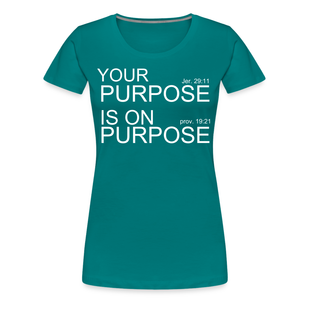 Purpose X2 Women’s Premium T-Shirt - teal