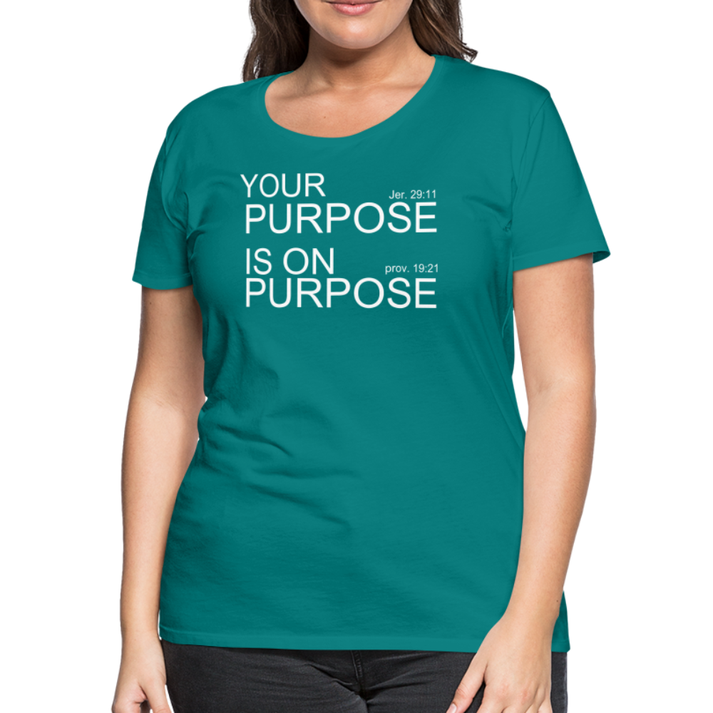 Purpose X2 Women’s Premium T-Shirt - teal