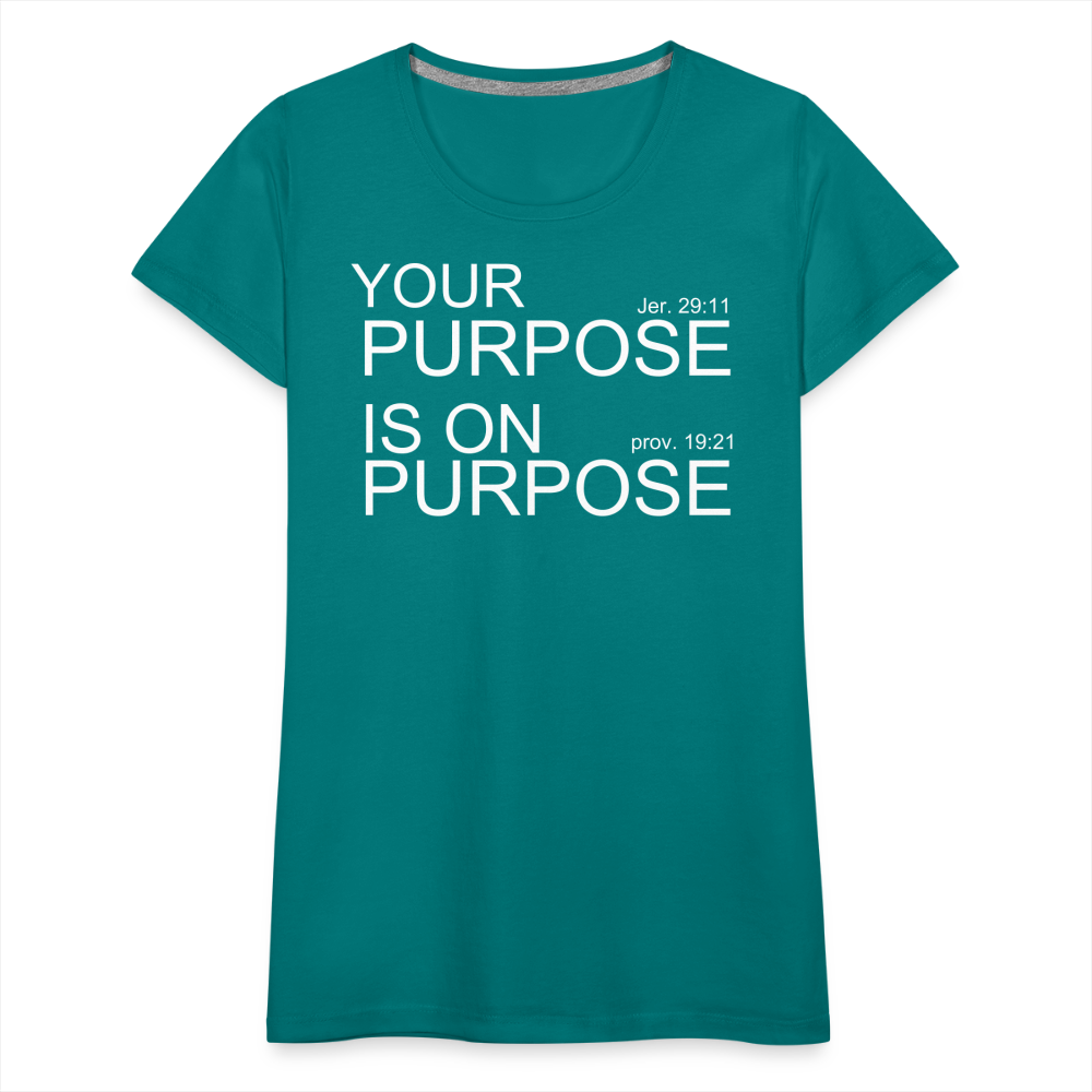 Purpose X2 Women’s Premium T-Shirt - teal