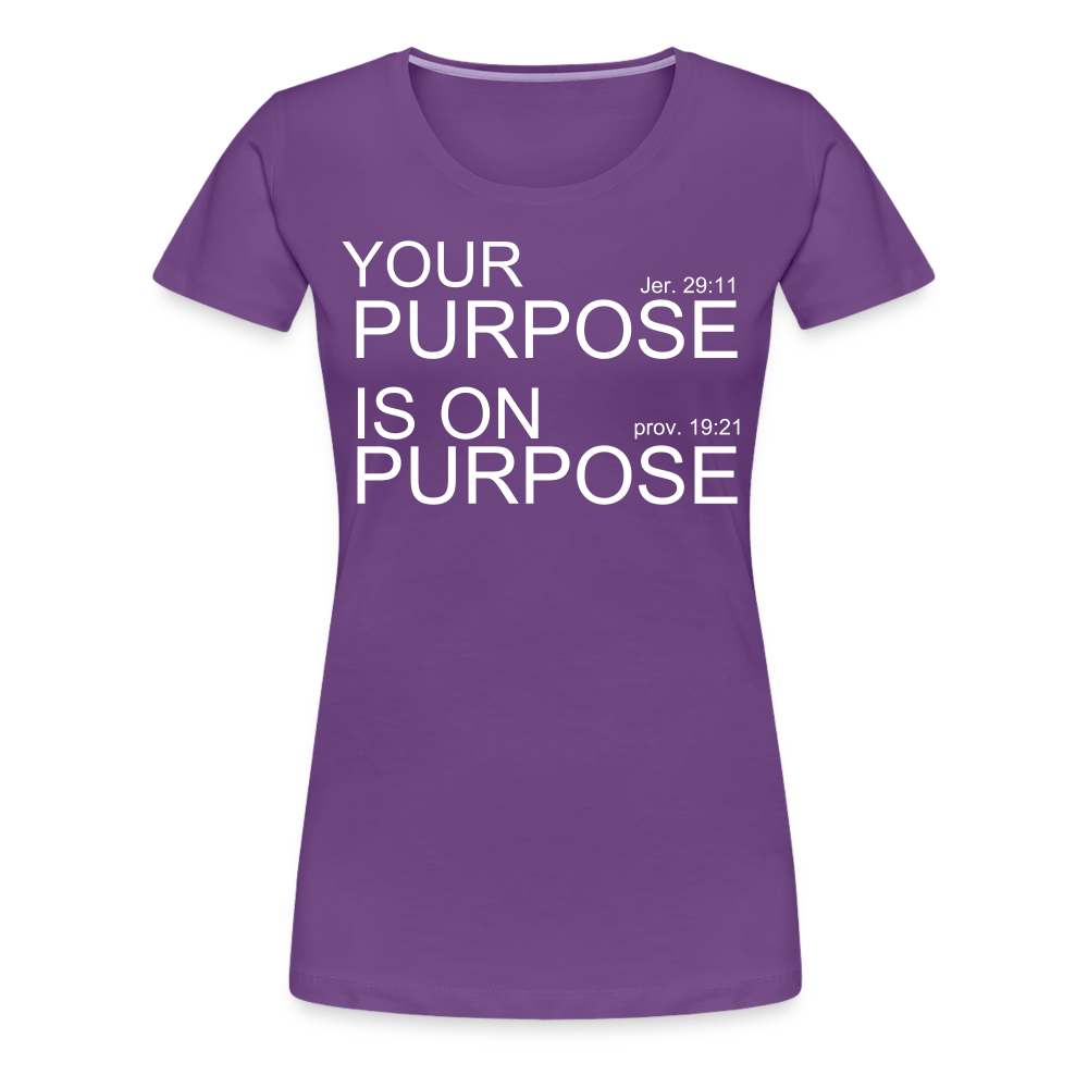 Purpose X2 Women’s Premium T-Shirt - purple