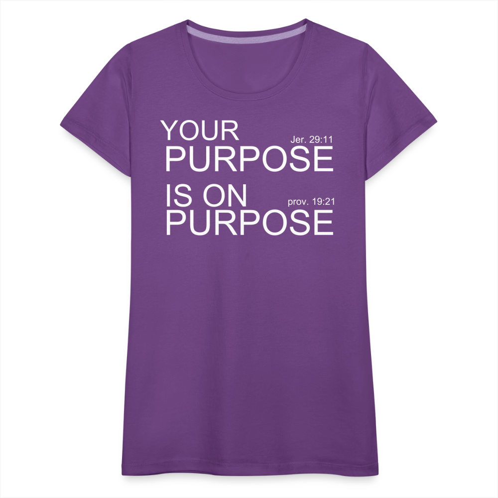 Purpose X2 Women’s Premium T-Shirt - purple