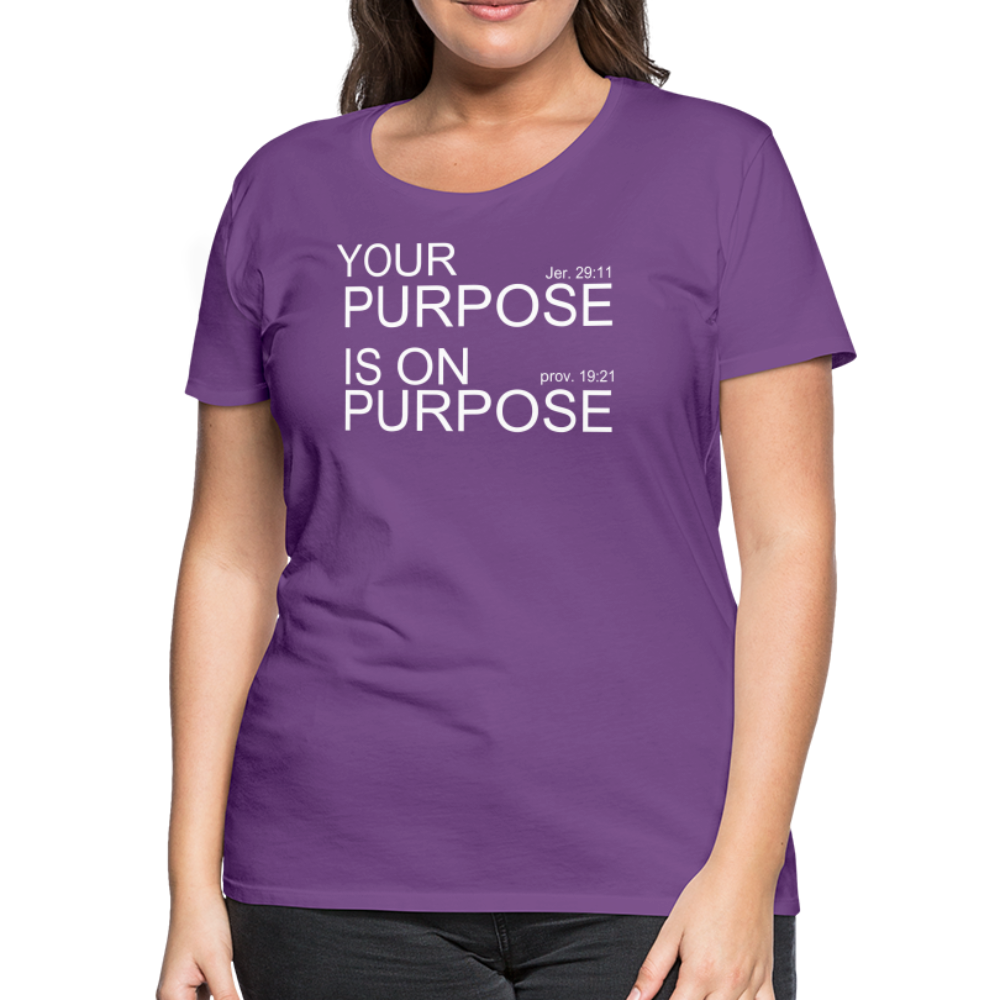 Purpose X2 Women’s Premium T-Shirt - purple