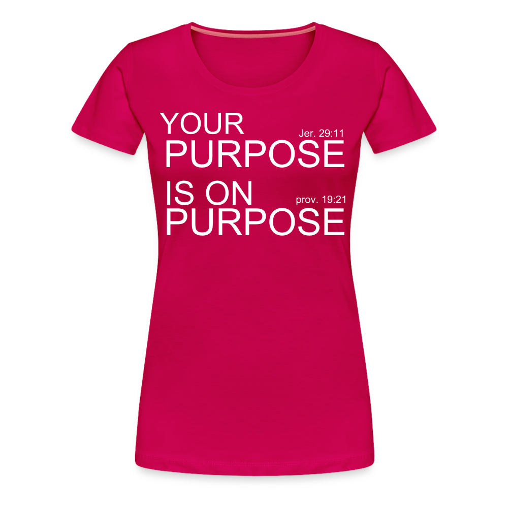 Purpose X2 Women’s Premium T-Shirt - dark pink