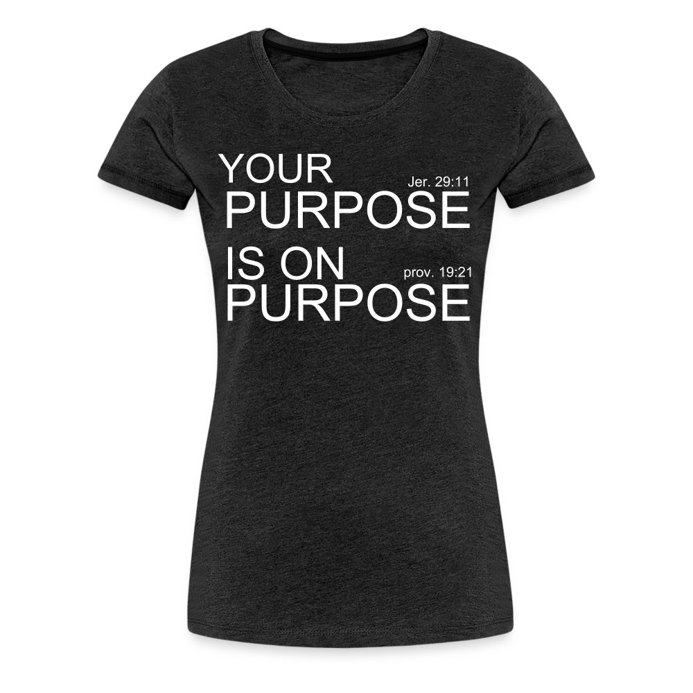 Purpose X2 Women’s Premium T-Shirt - charcoal grey