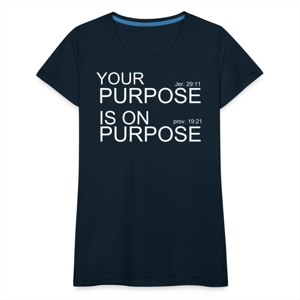 Purpose X2 Women’s Premium T-Shirt - deep navy