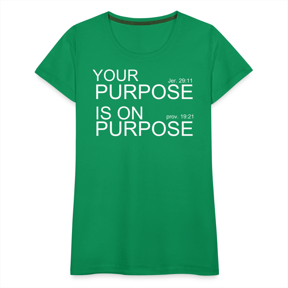 Purpose X2 Women’s Premium T-Shirt - kelly green