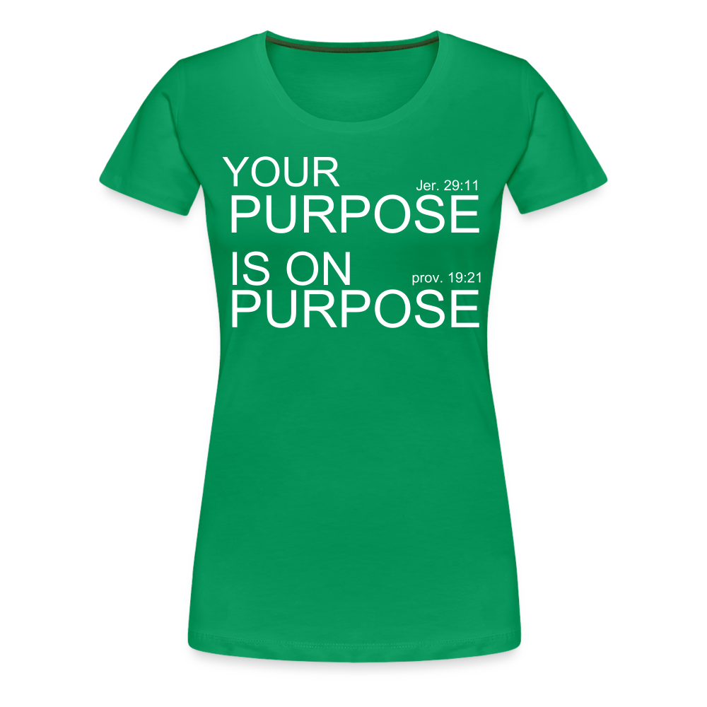Purpose X2 Women’s Premium T-Shirt - kelly green