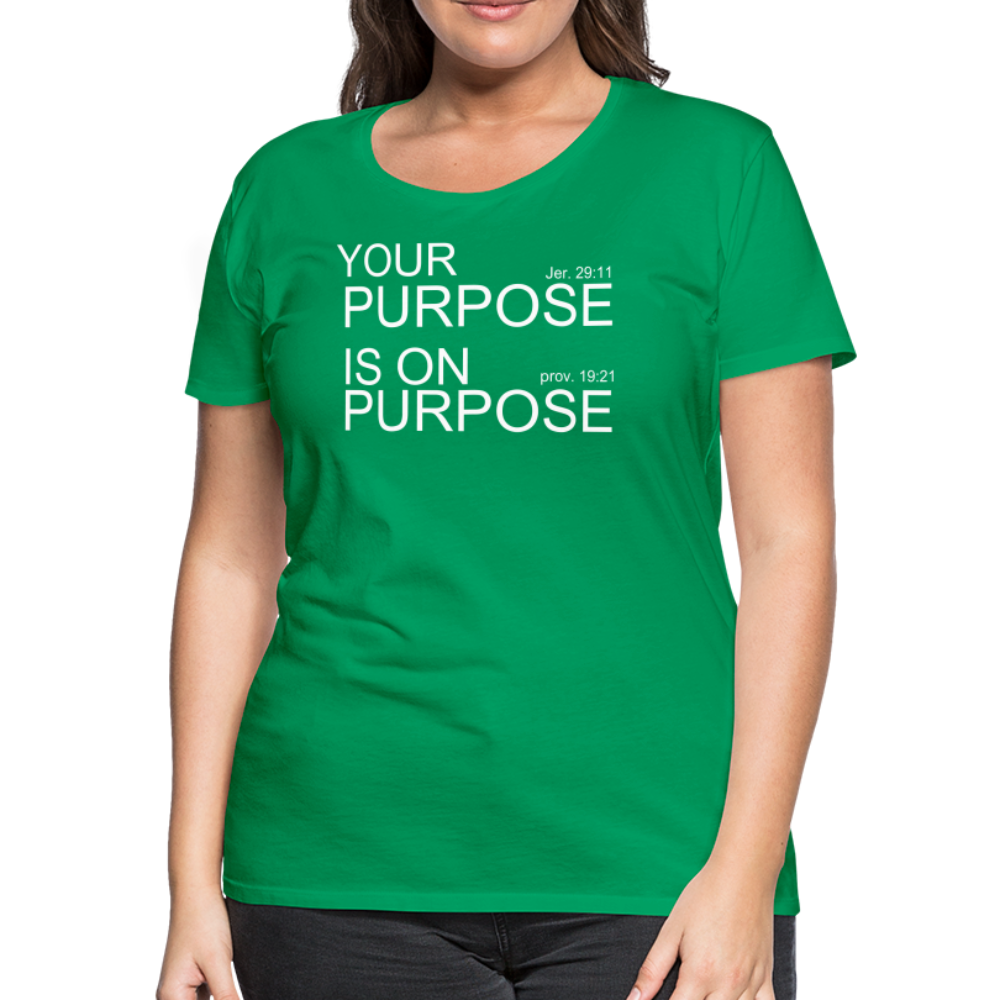 Purpose X2 Women’s Premium T-Shirt - kelly green
