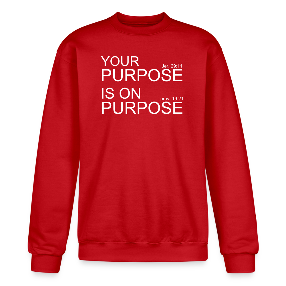 Purpose X2 Champion Unisex Powerblend Sweatshirt - Scarlet
