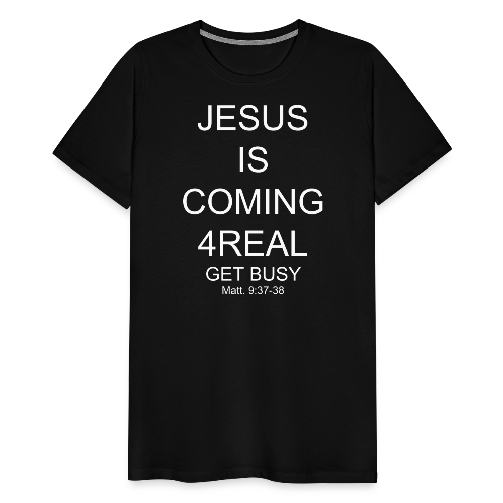 Get Busy Men's Premium T-Shirt - black