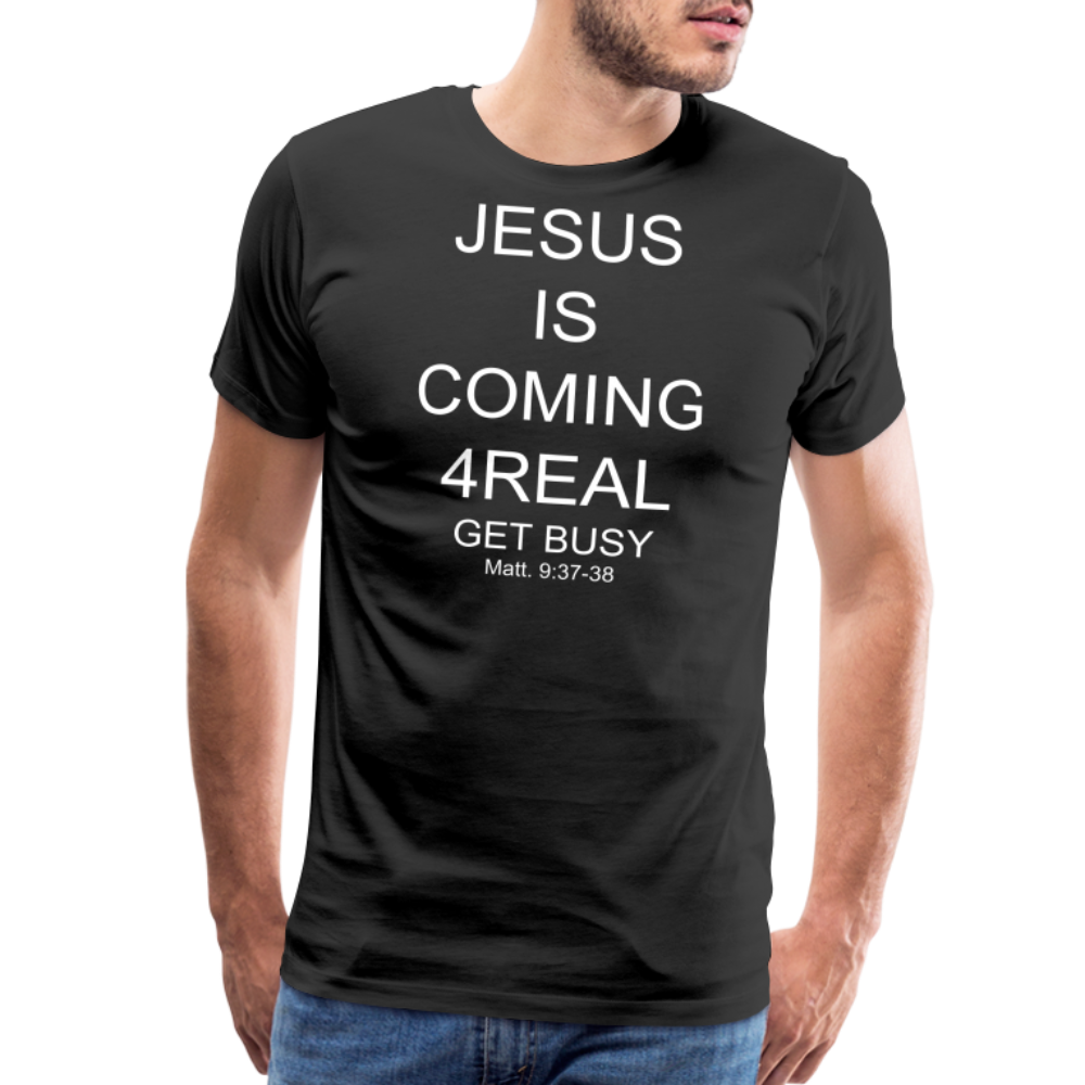 Get Busy Men's Premium T-Shirt - black