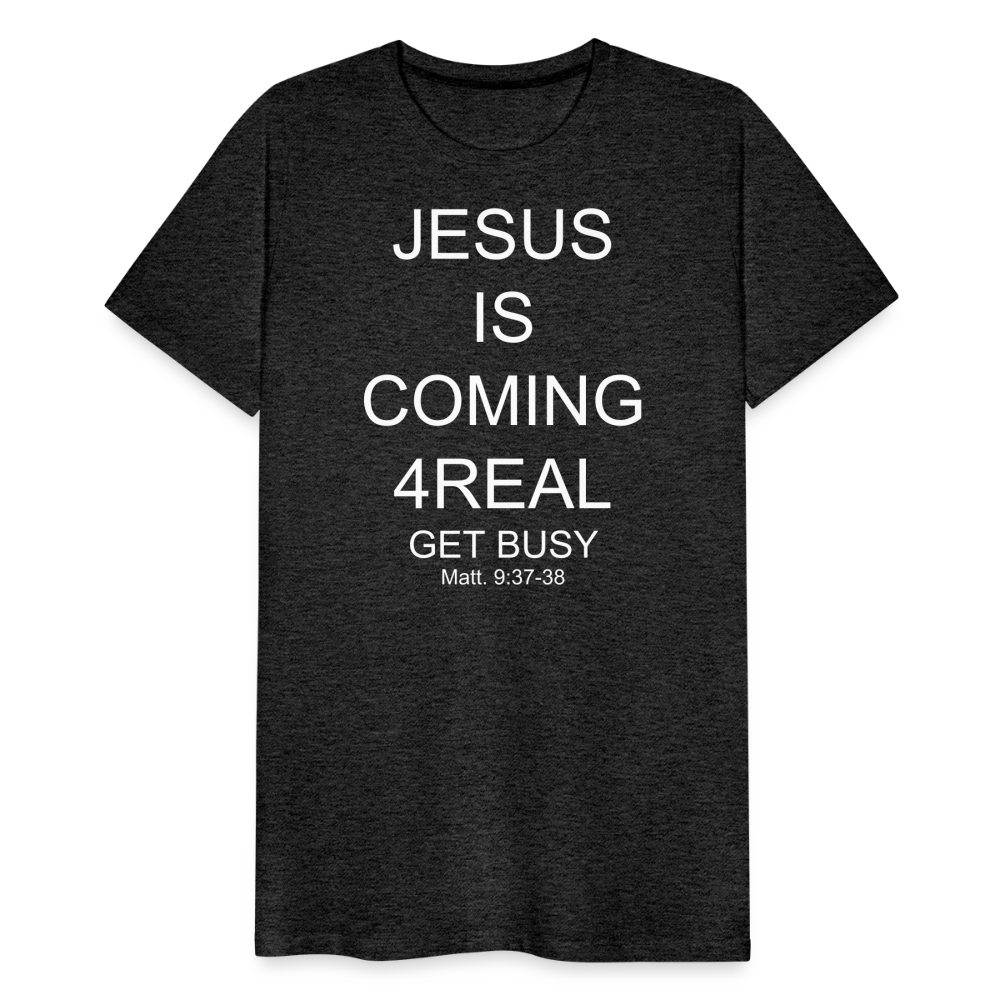 Get Busy Men's Premium T-Shirt - charcoal grey