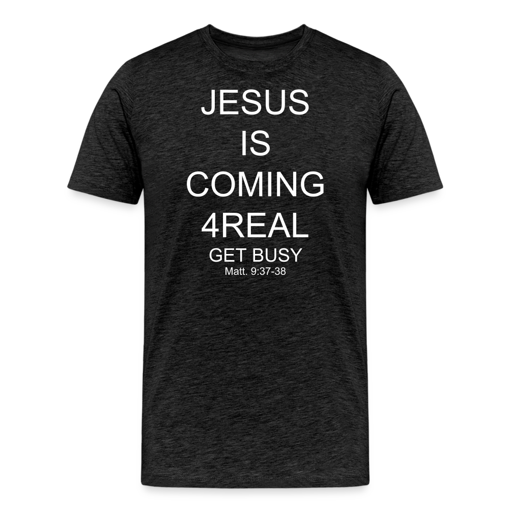 Get Busy Men's Premium T-Shirt - charcoal grey