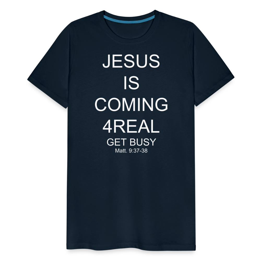 Get Busy Men's Premium T-Shirt - deep navy