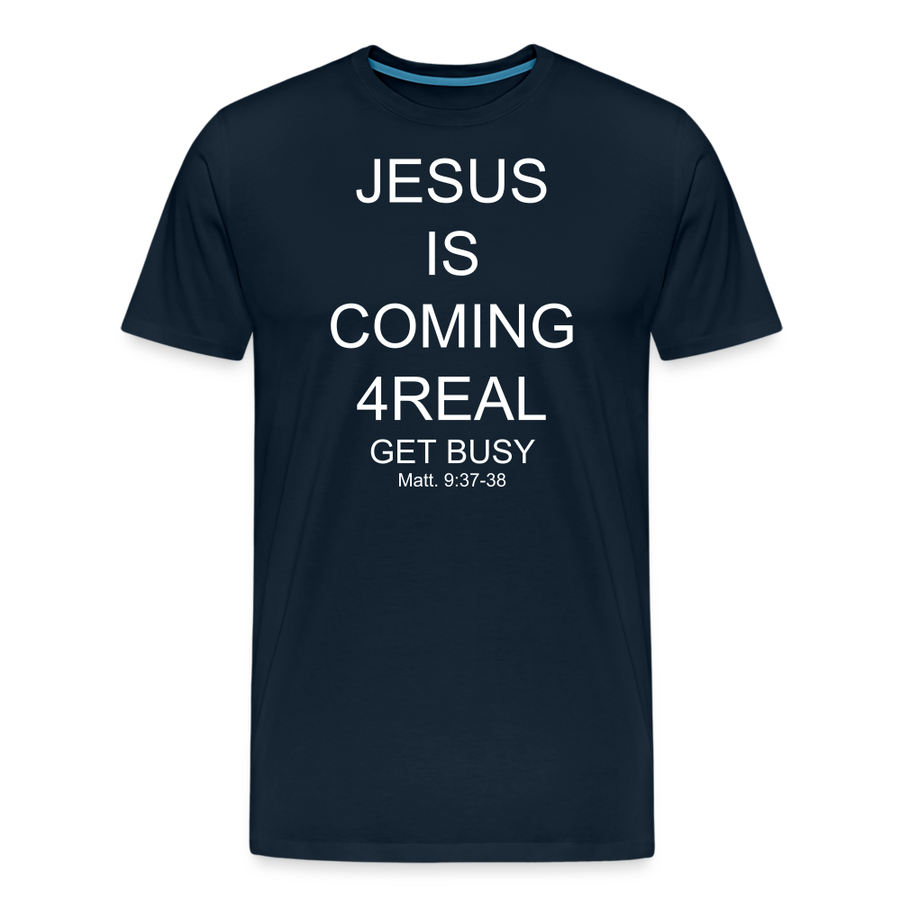 Get Busy Men's Premium T-Shirt - deep navy