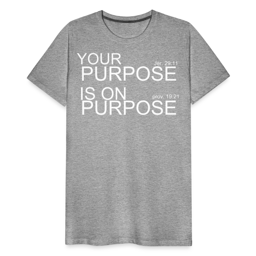 Purpose X2 Men's Premium T-Shirt - heather gray