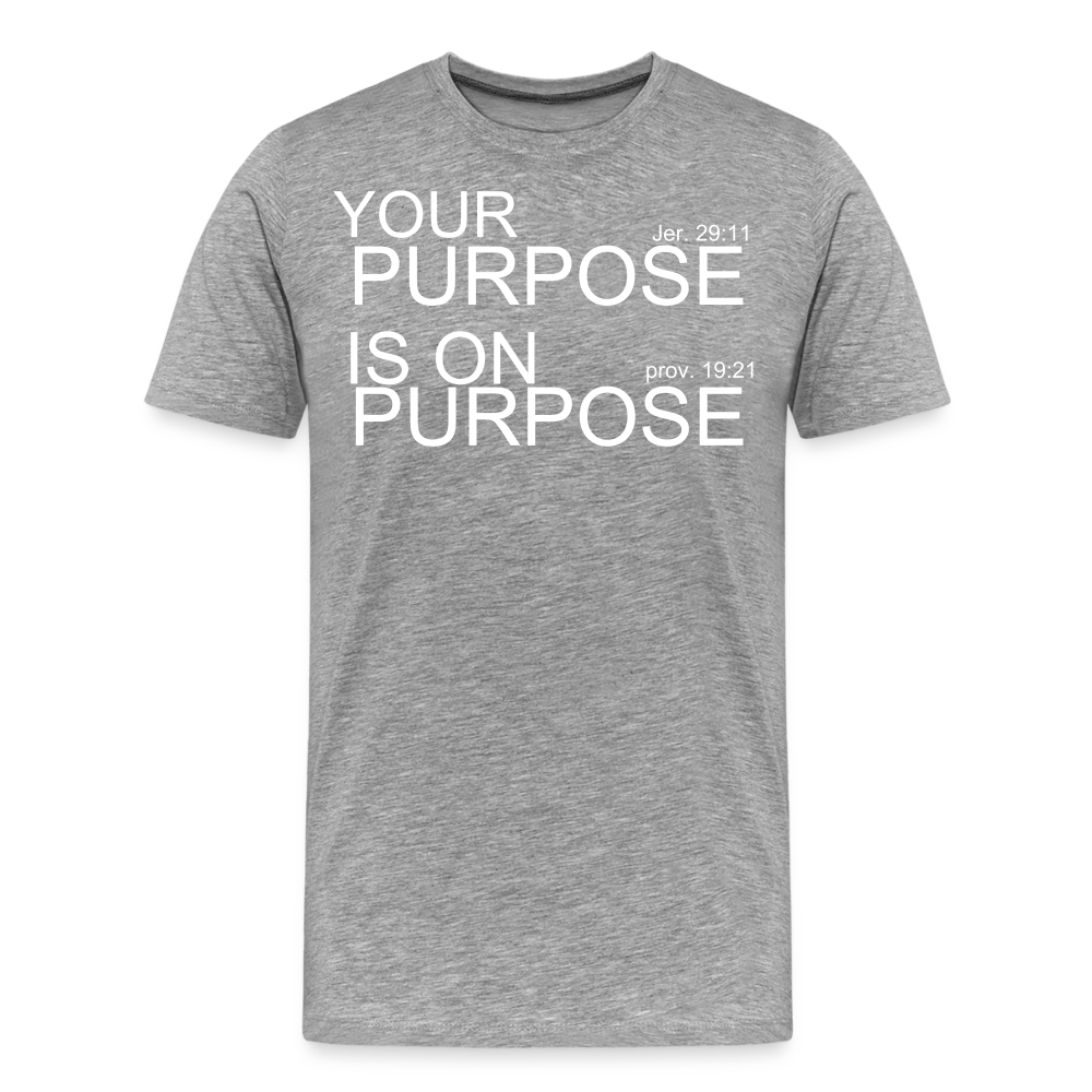 Purpose X2 Men's Premium T-Shirt - heather gray