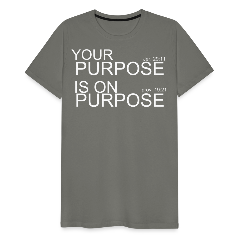 Purpose X2 Men's Premium T-Shirt - asphalt gray