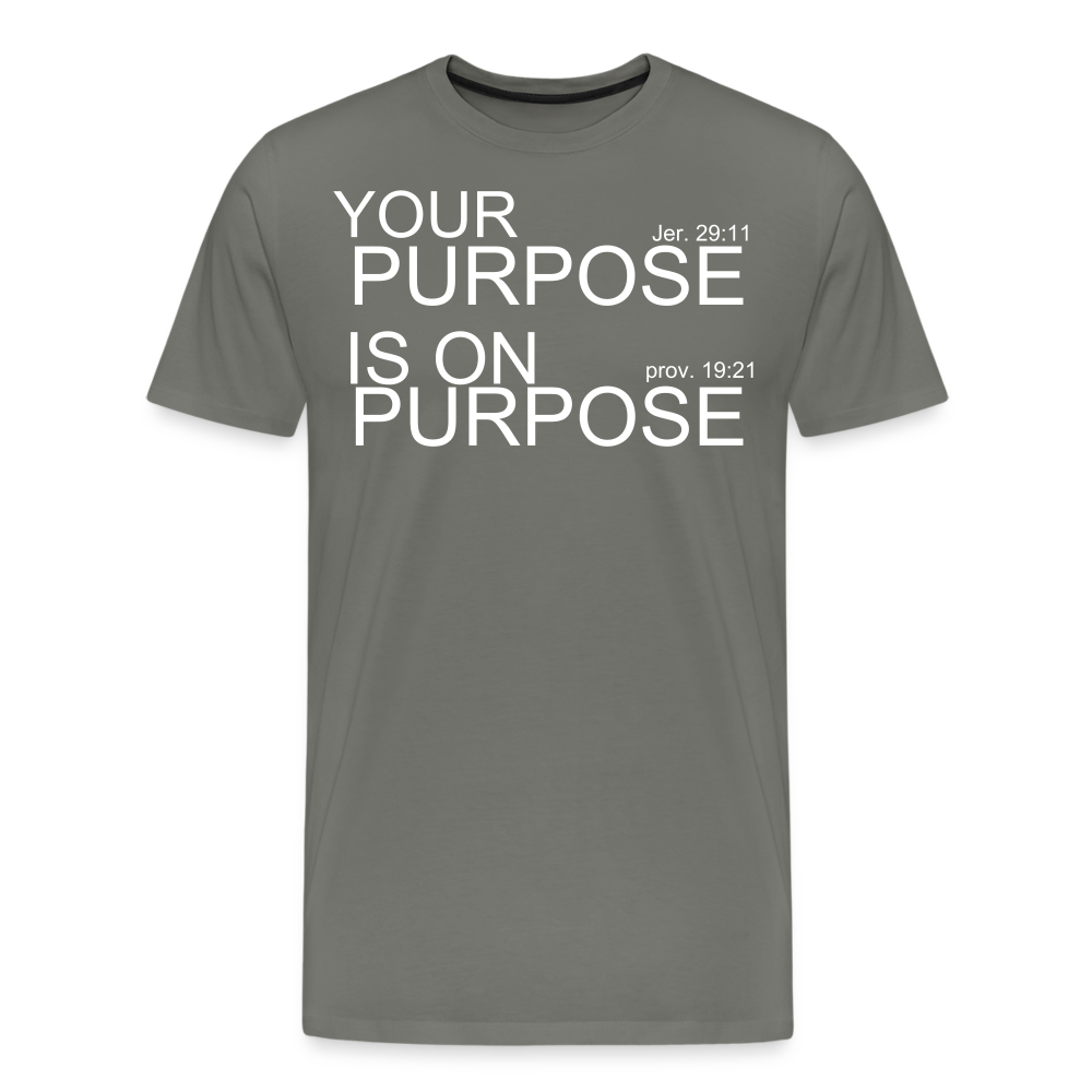 Purpose X2 Men's Premium T-Shirt - asphalt gray