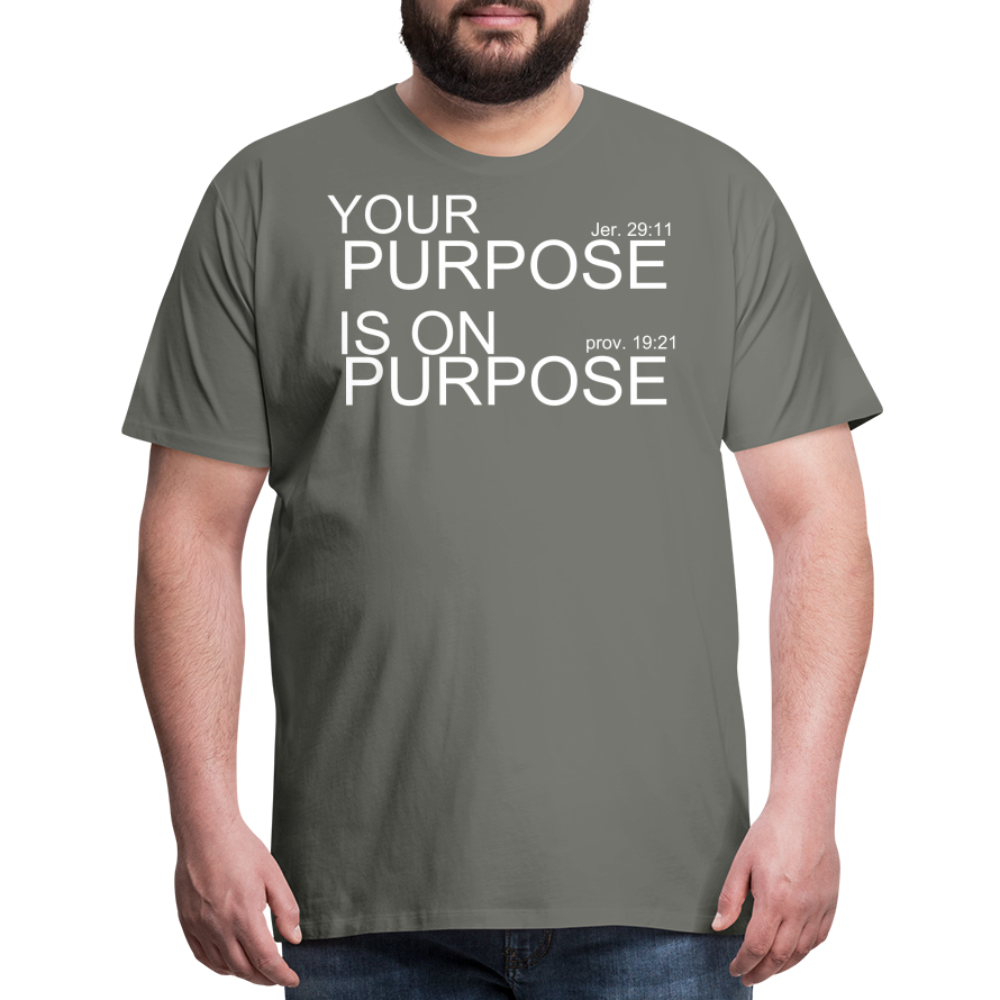 Purpose X2 Men's Premium T-Shirt - asphalt gray