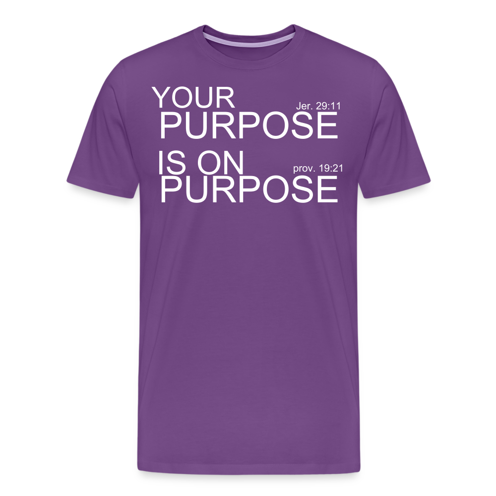 Purpose X2 Men's Premium T-Shirt - purple