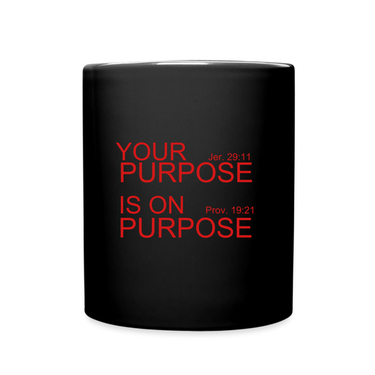Purpose X2 Full Color Mug - black