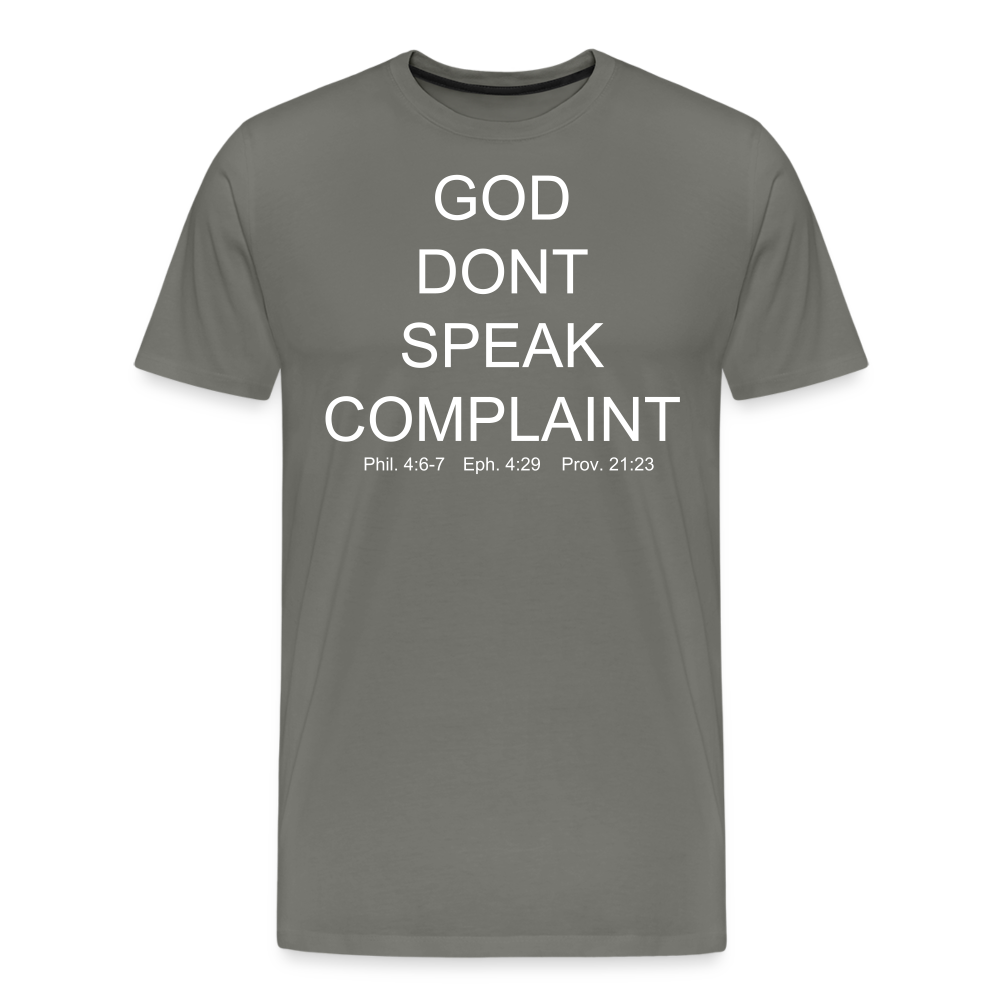 Don't Complain Men's Premium T-Shirt - asphalt gray