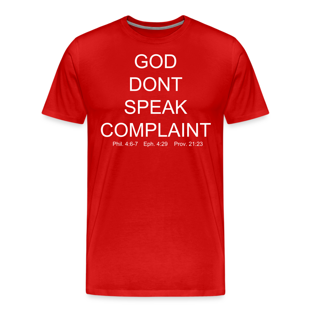 Don't Complain Men's Premium T-Shirt - red