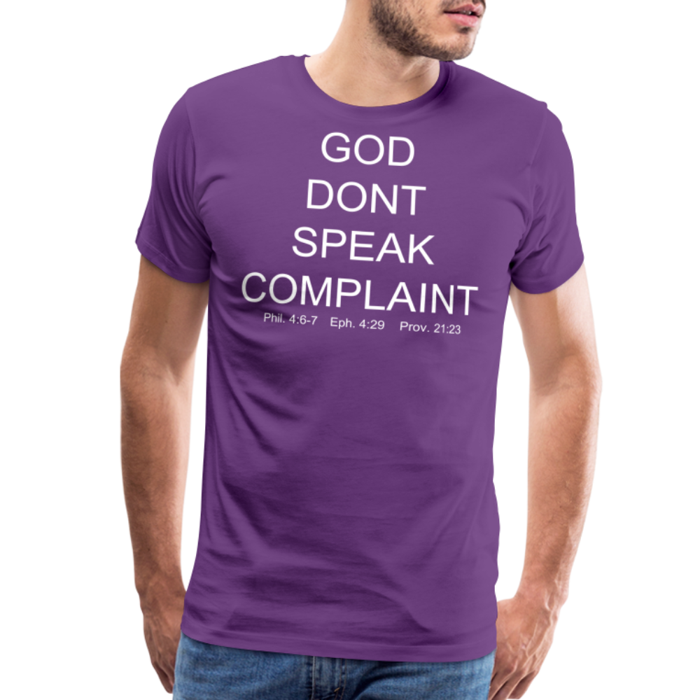 Don't Complain Men's Premium T-Shirt - purple