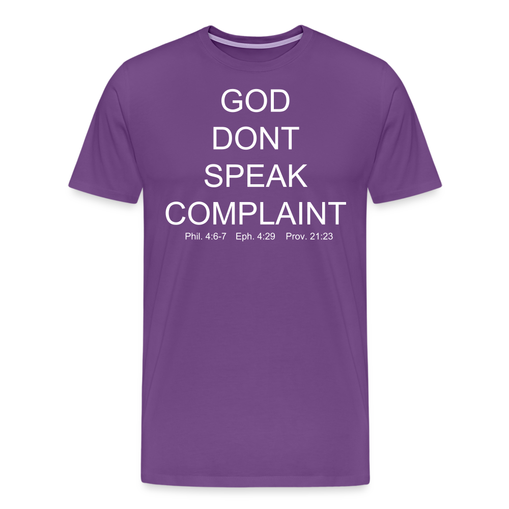 Don't Complain Men's Premium T-Shirt - purple