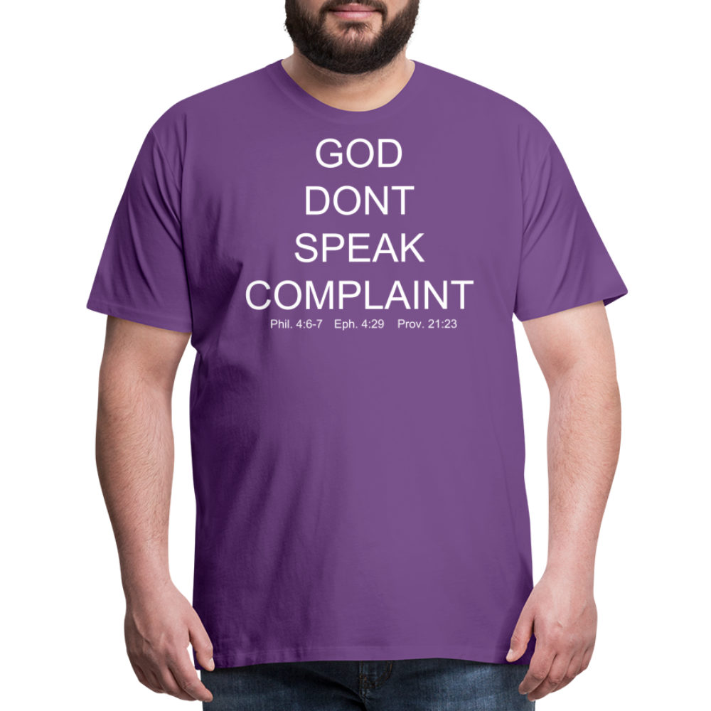 Don't Complain Men's Premium T-Shirt - purple