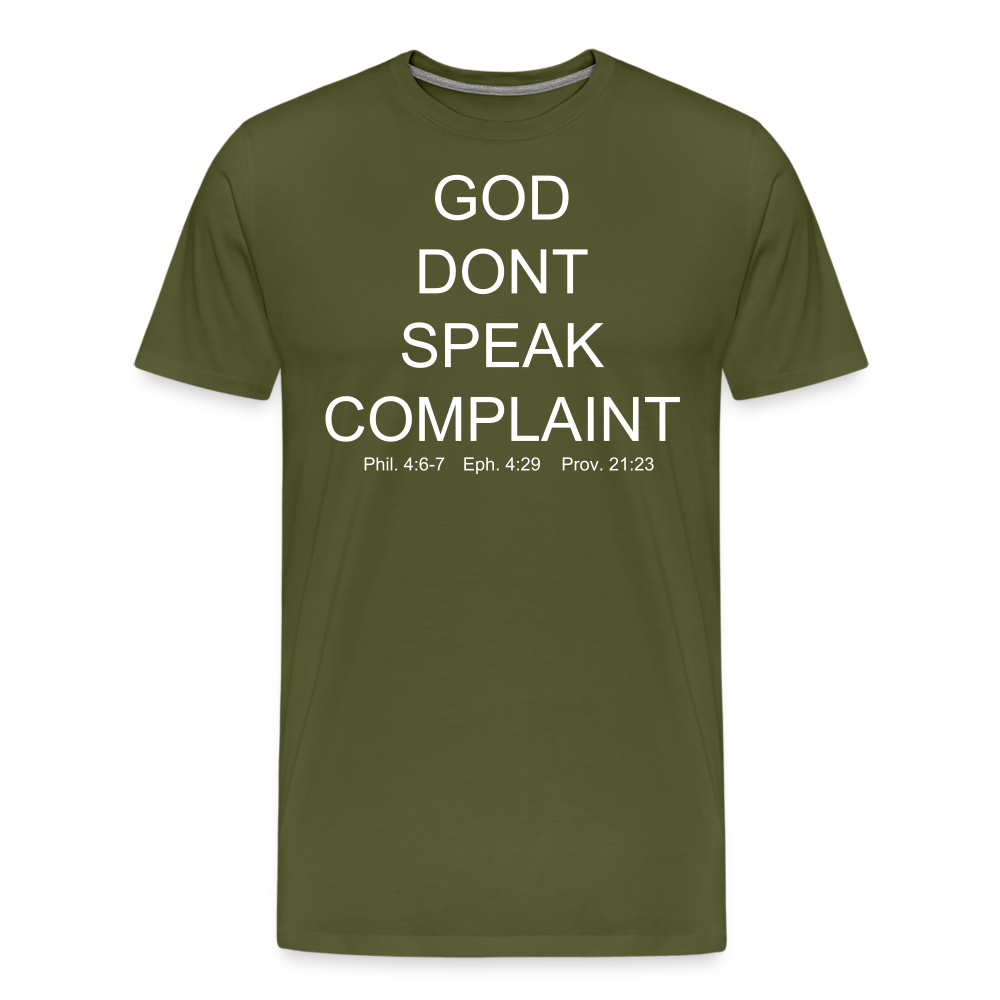 Don't Complain Men's Premium T-Shirt - olive green