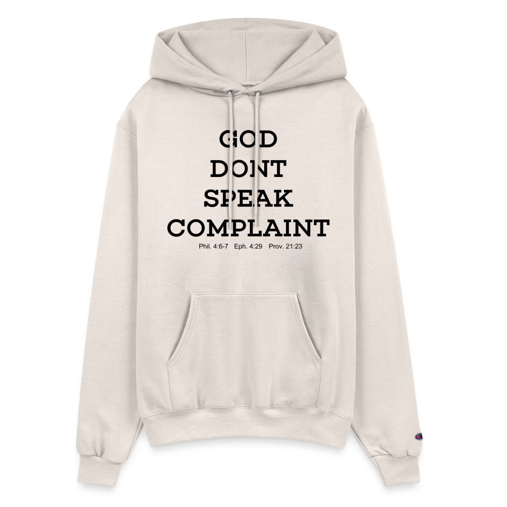 Don't Complain Champion Unisex Powerblend Hoodie - Sand