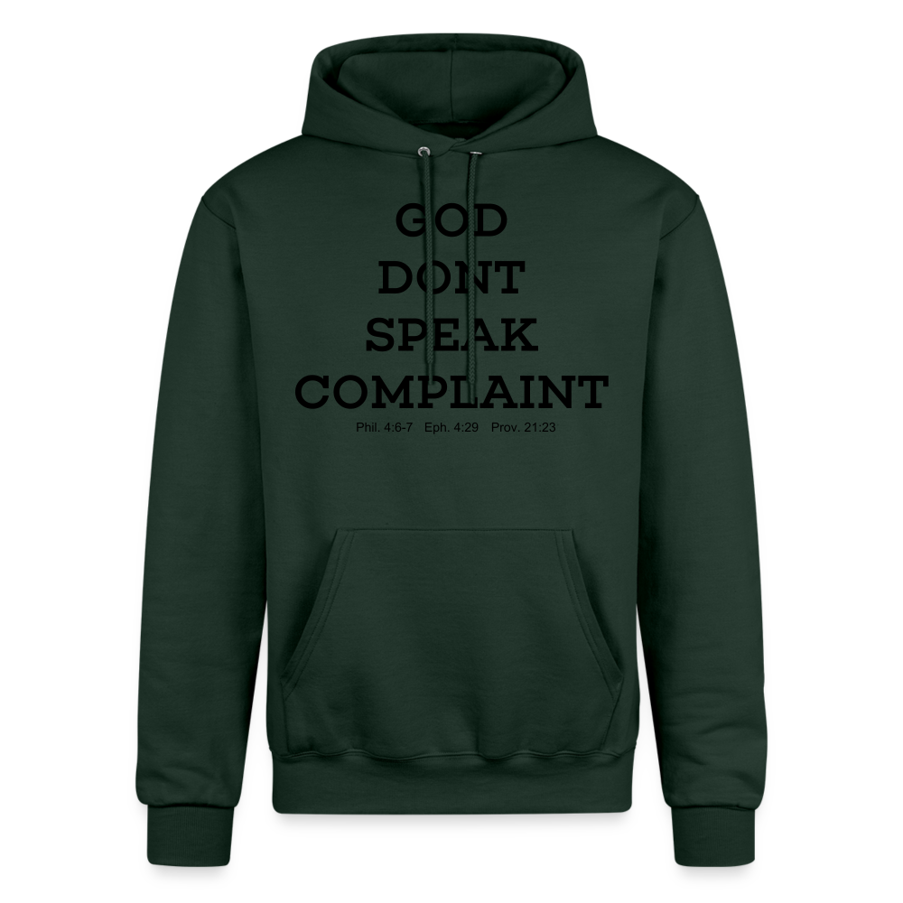 Don't Complain Champion Unisex Powerblend Hoodie - Dark Green