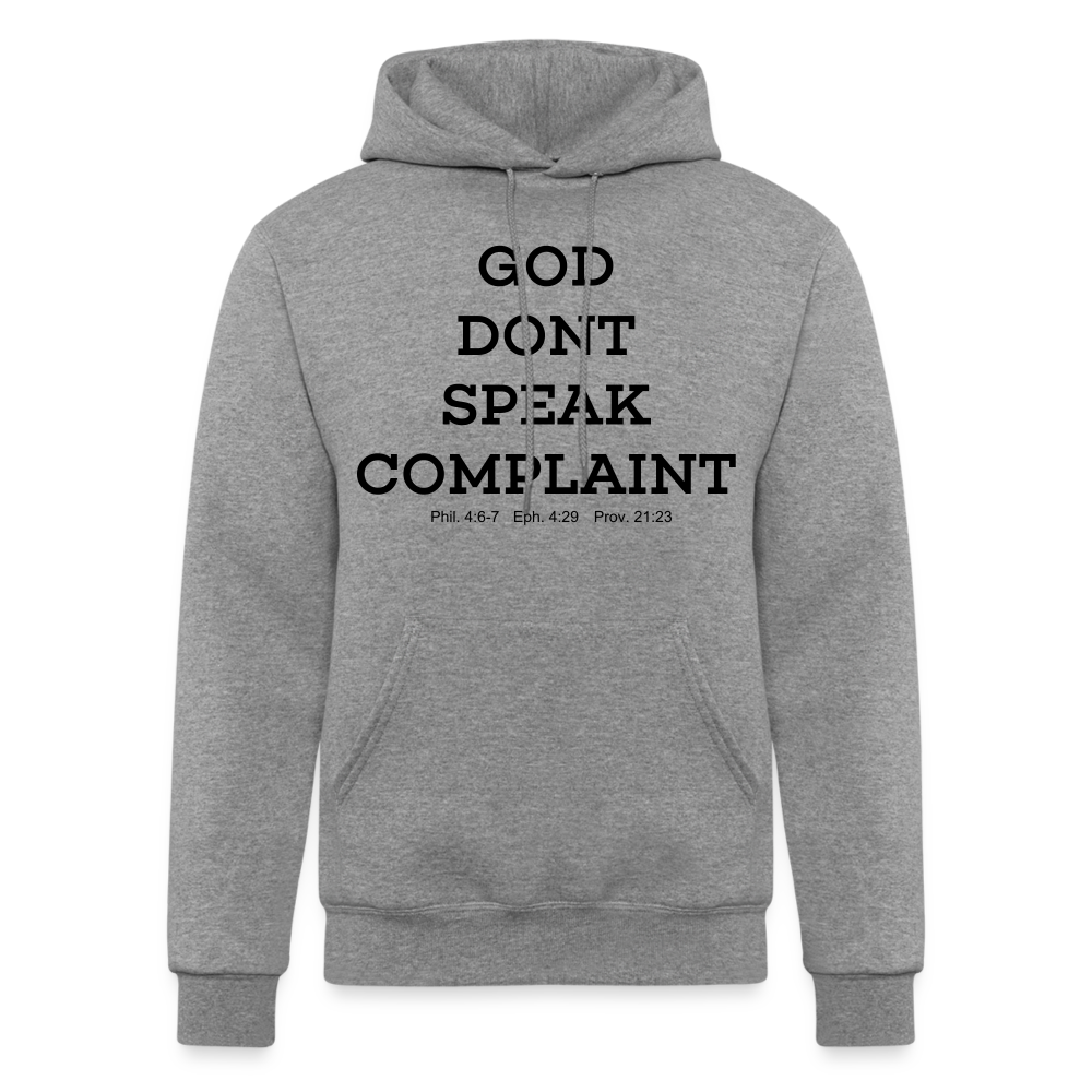 Don't Complain Champion Unisex Powerblend Hoodie - heather gray