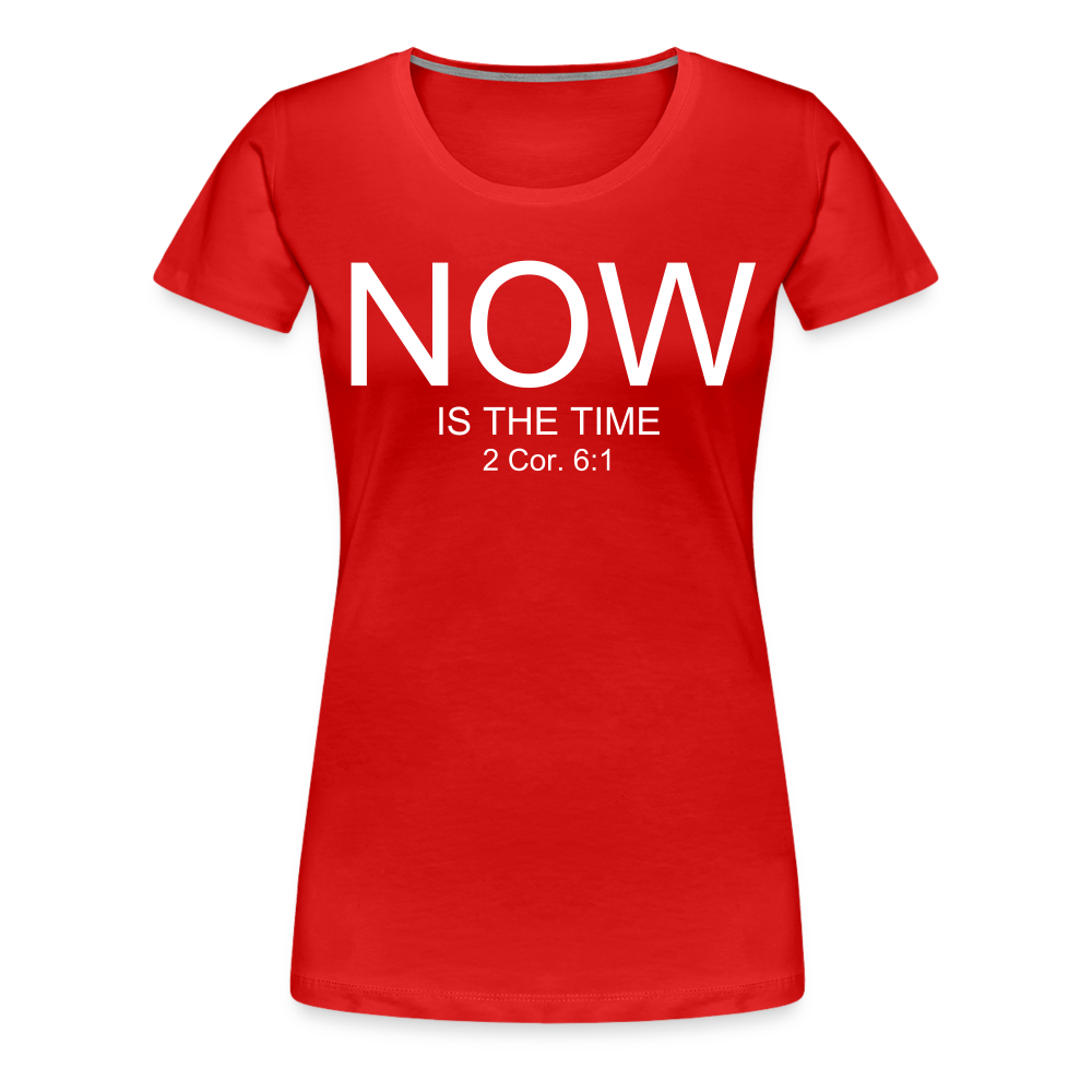 NOW Women’s Premium T-Shirt - red