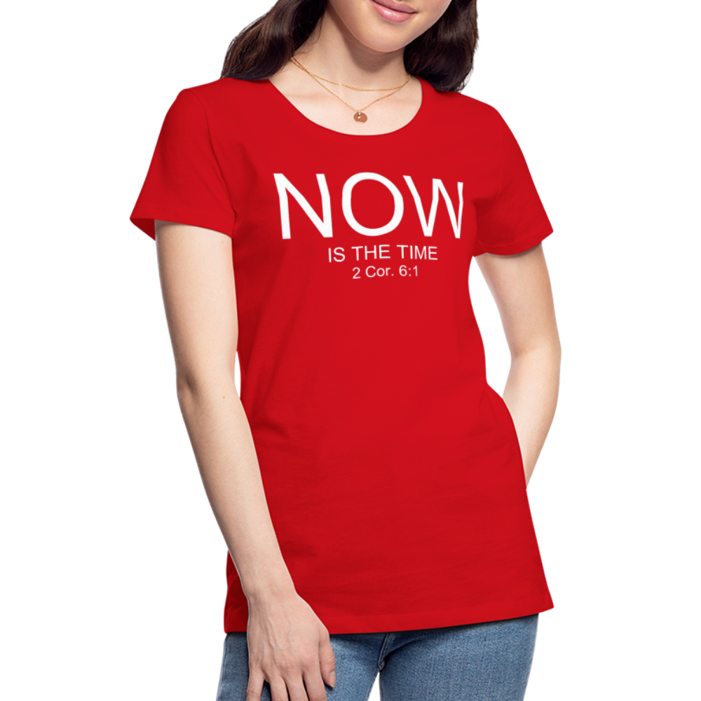 NOW Women’s Premium T-Shirt - red