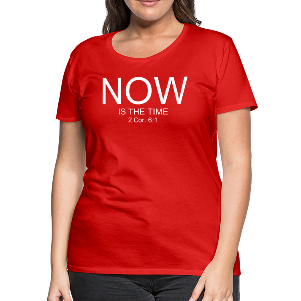 NOW Women’s Premium T-Shirt - red