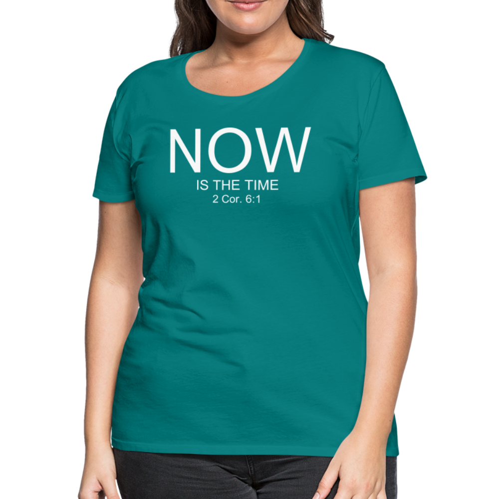 NOW Women’s Premium T-Shirt - teal