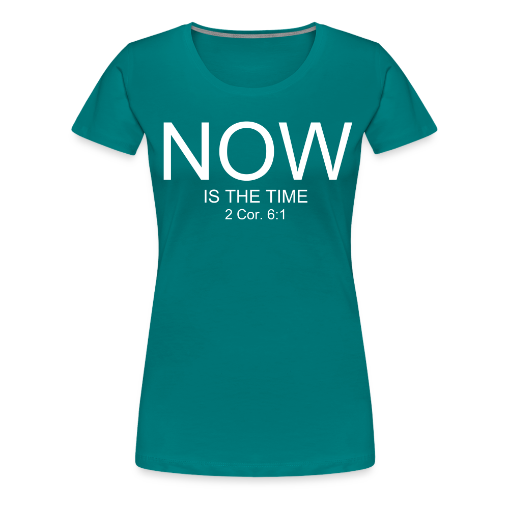 NOW Women’s Premium T-Shirt - teal
