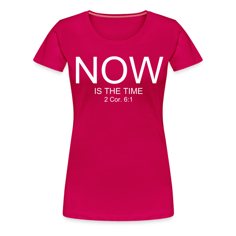 NOW Women’s Premium T-Shirt - dark pink