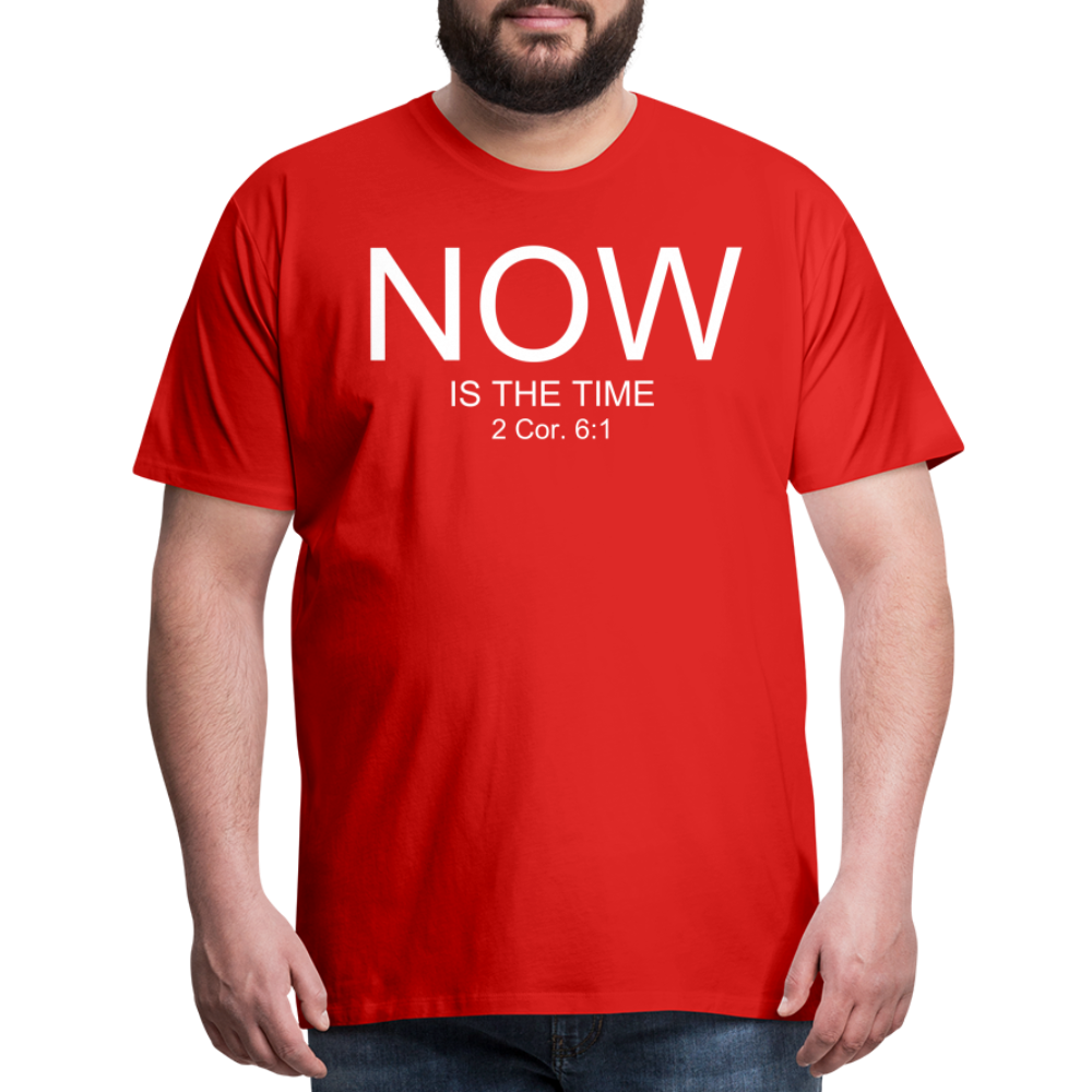 NOW Men's Premium T-Shirt - red