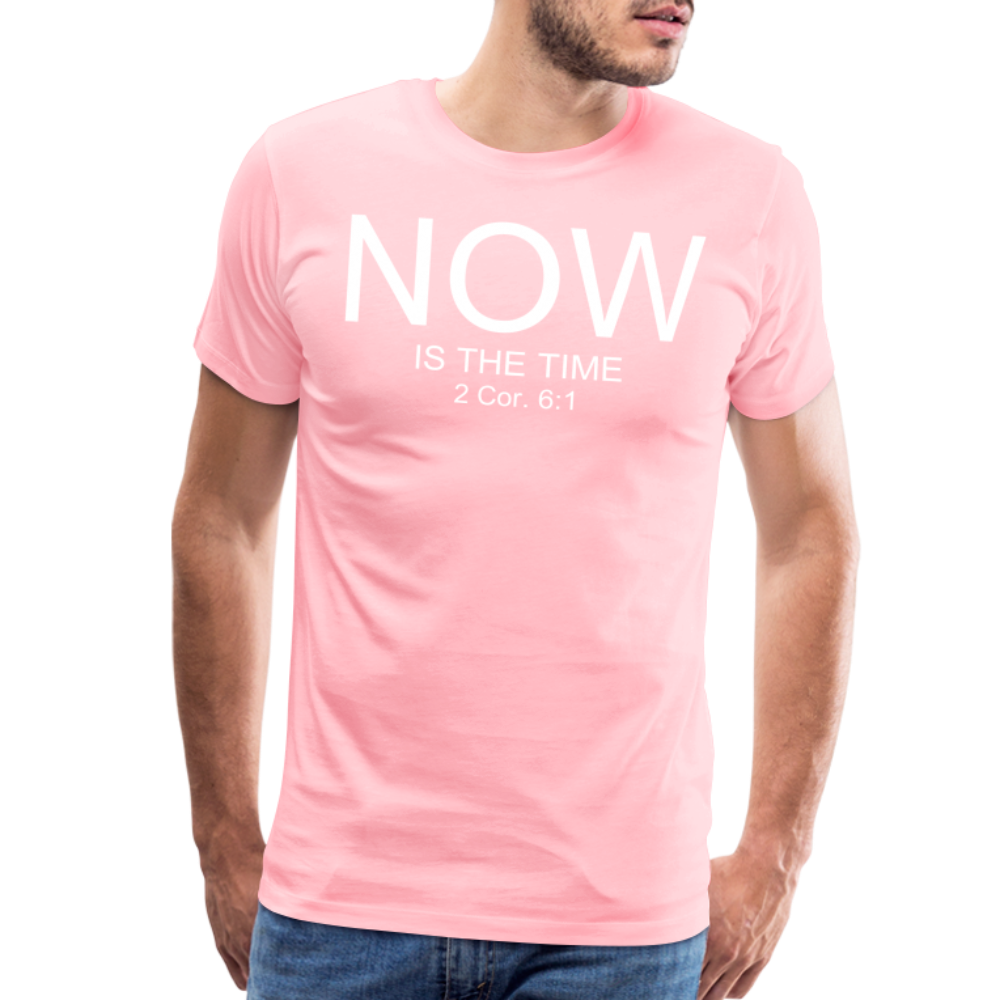 NOW Men's Premium T-Shirt - pink